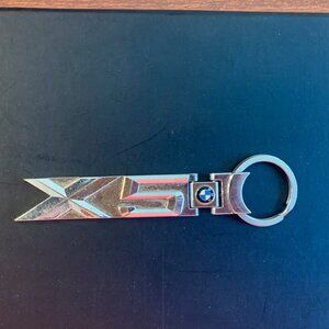 BMW METAL X5 KEY CHAIN WITH BMW BADGE, LOGO, USED